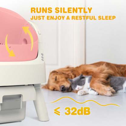 🐾 Smart Self-Cleaning Cat Litter Box