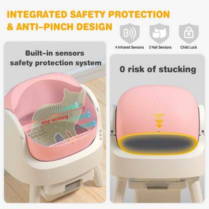 🐾 Smart Self-Cleaning Cat Litter Box