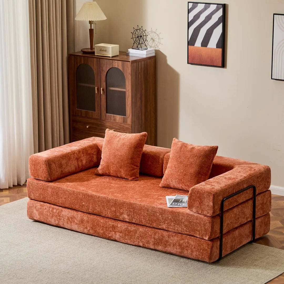 King Size Convertible Corduroy Sofa Bed