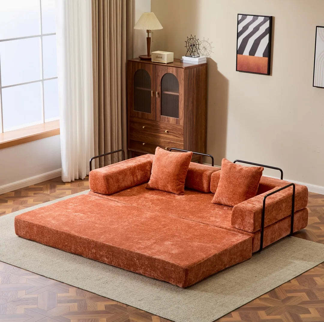 King Size Convertible Corduroy Sofa Bed