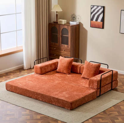 King Size Convertible Corduroy Sofa Bed