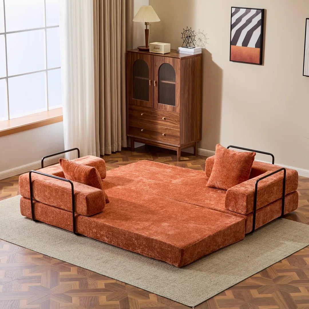 King Size Convertible Corduroy Sofa Bed