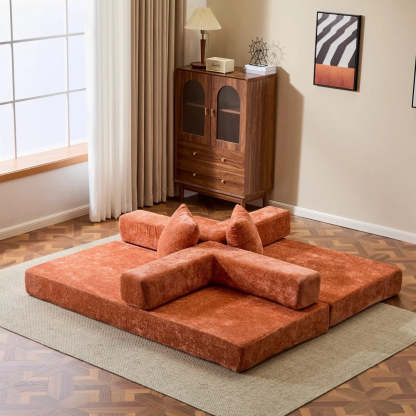 King Size Convertible Corduroy Sofa Bed