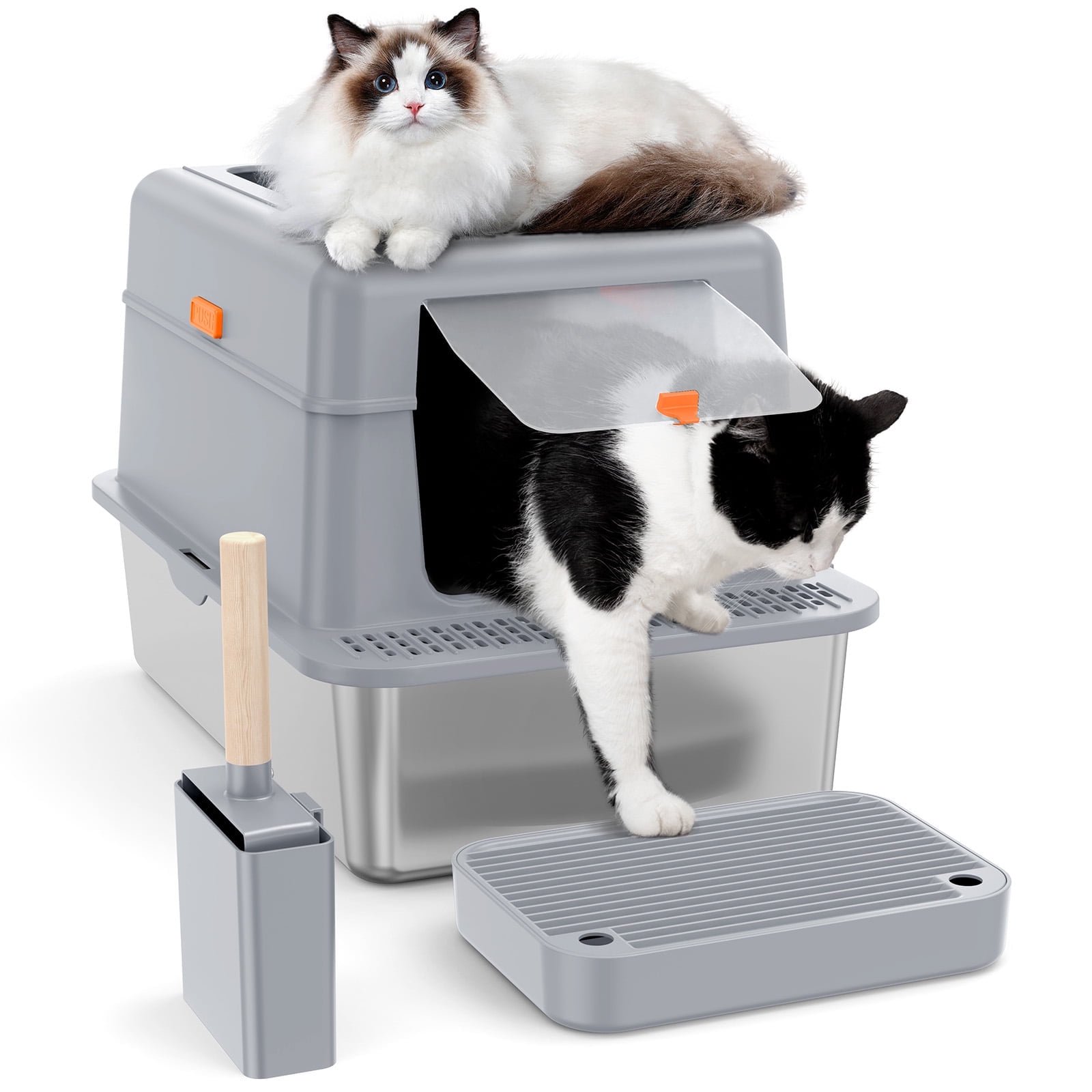 Stainless Steel Cat Litter Box