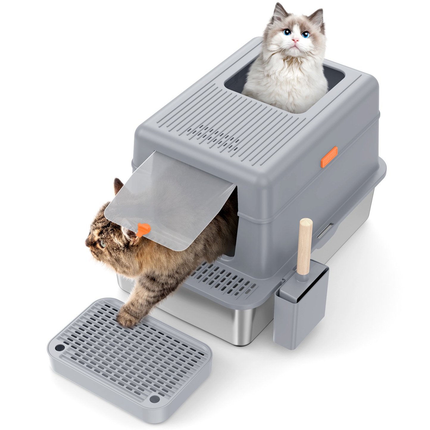 Stainless Steel Cat Litter Box