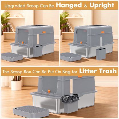 Stainless Steel Cat Litter Box