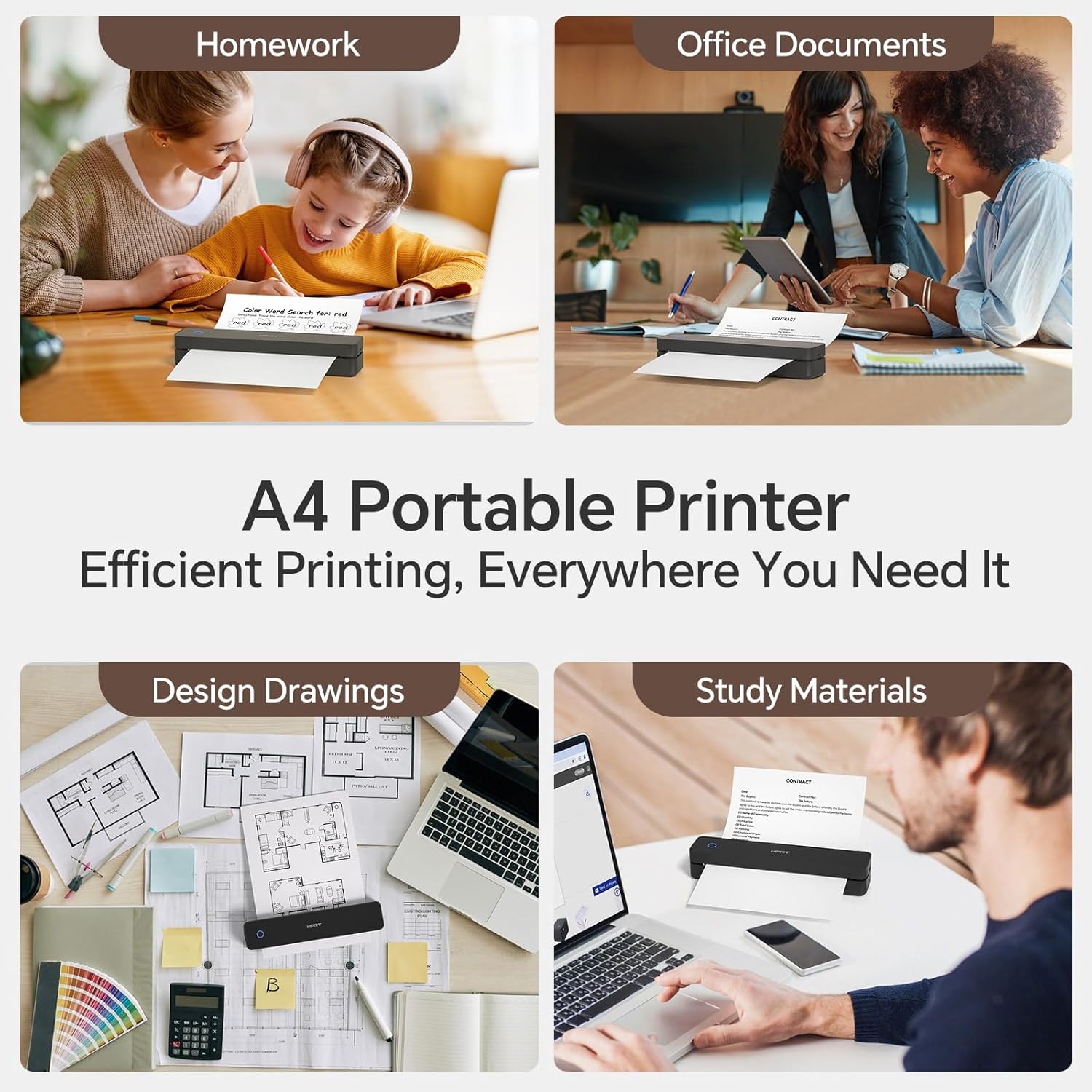  A4 Portable Printer