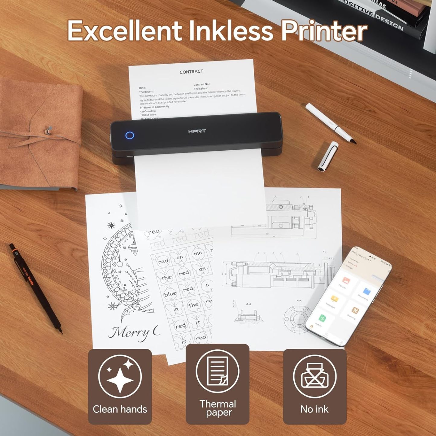  A4 Portable Printer