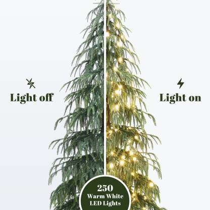 Elegant Tall & Slim LED Christmas Tree