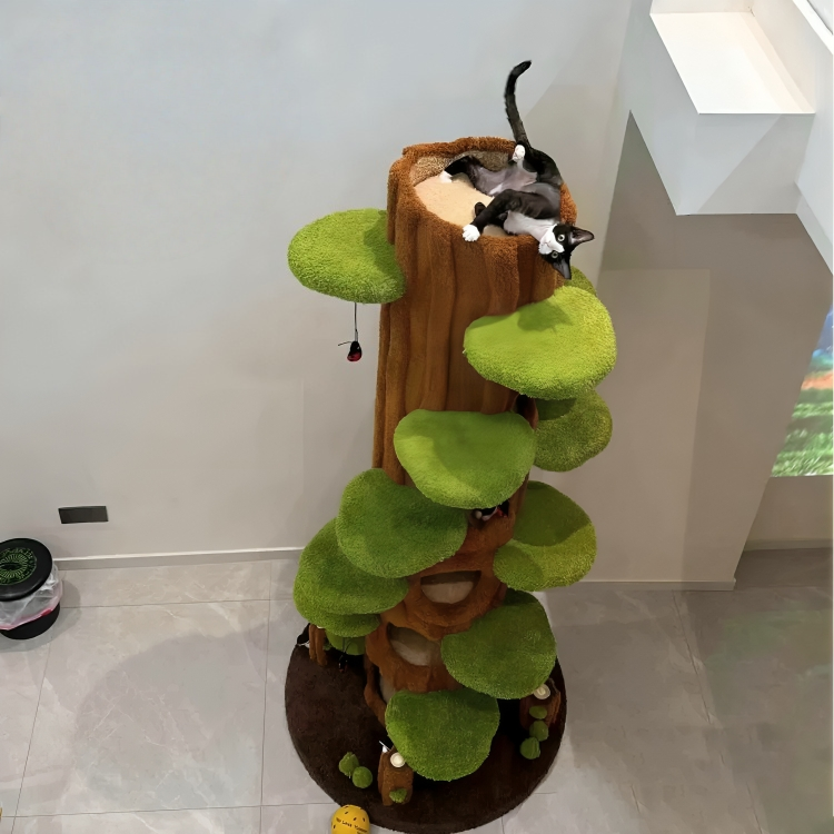 Luxury Cat Tree Looks Like Tree Tall Climbing Frame