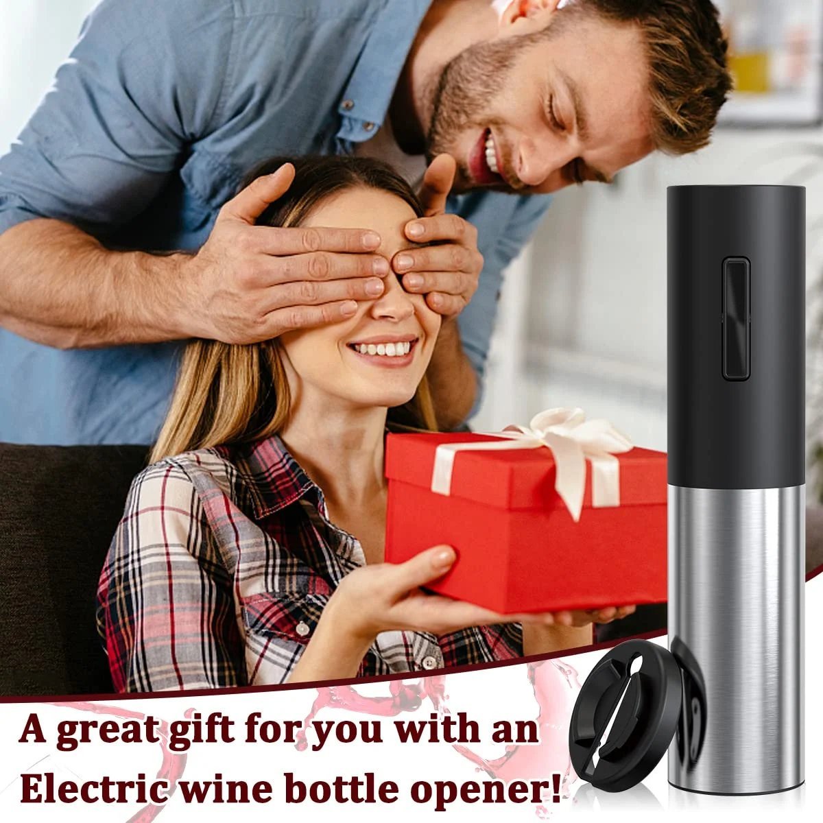 ??2023 Summer Hot Sale- Electric wine bottle opener
