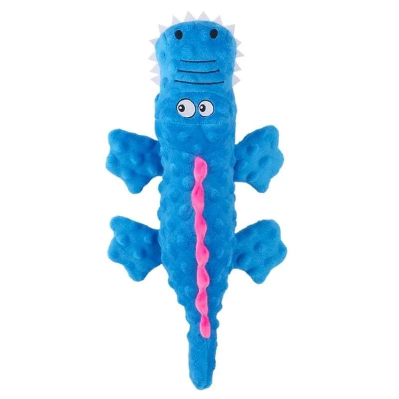 ??Squeaky crocodile plush for aggressive chewers??