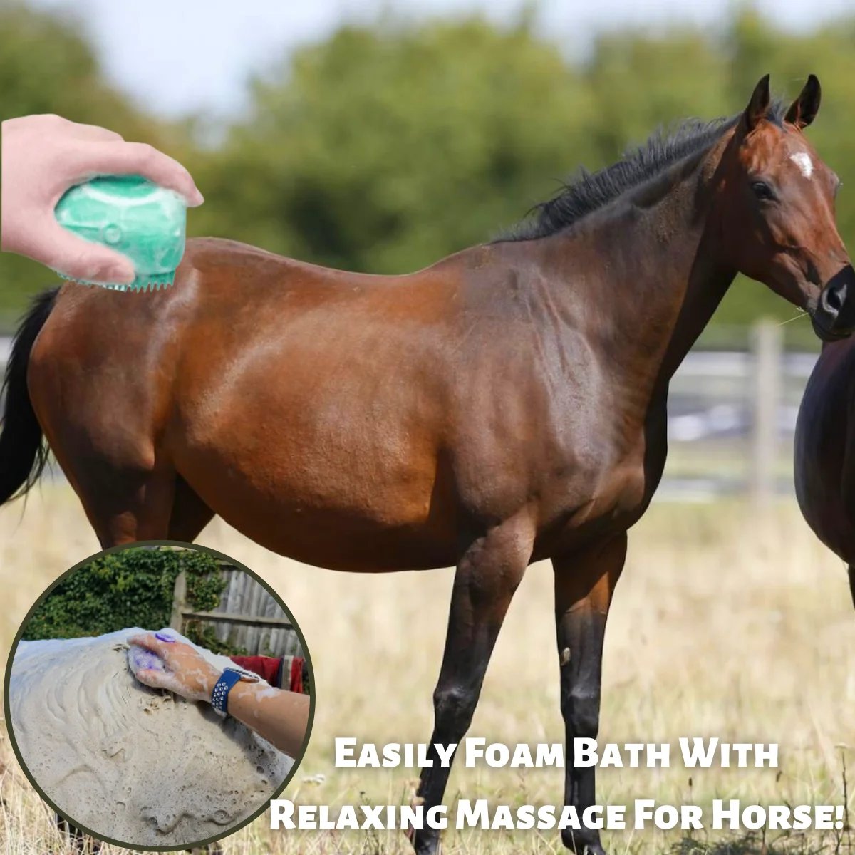 ?? ????Bathroom ??Horse Dog Cat?? Bath Brush Massage Gloves Soft Safety Silicone Comb Pet Accessories??