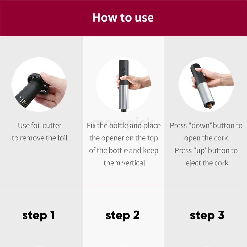 ??2023 Summer Hot Sale- Electric wine bottle opener