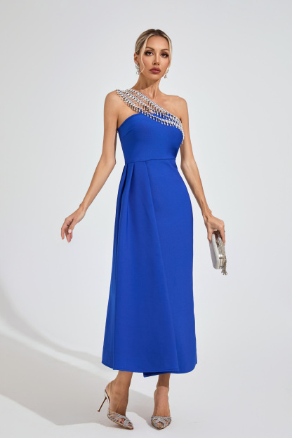 Juna Blue Strapless Diamond Dress
