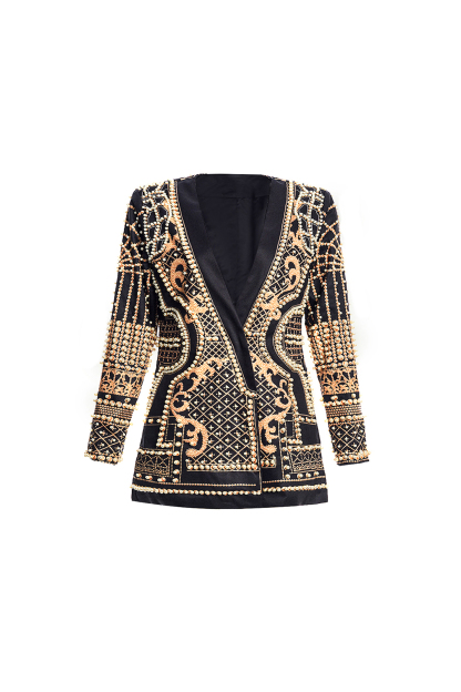 Grayce Pearl Blazer Dress