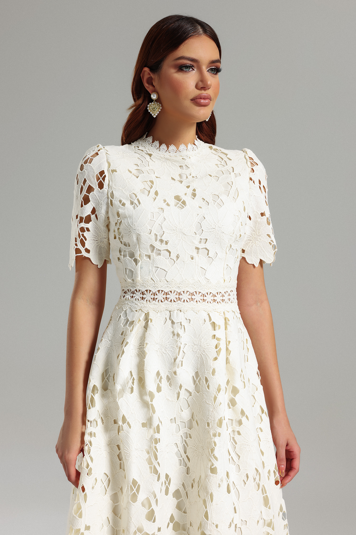 Kaylin Lace Midi Dress