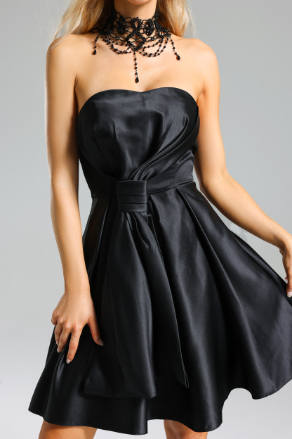 Dagny Satin Strappy Dress