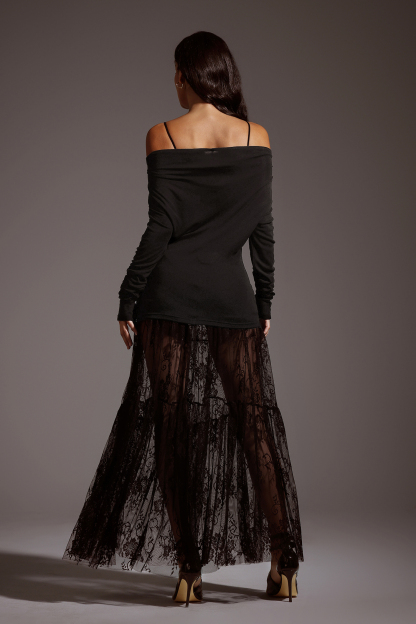 Celeste Lace Maxi Skirt