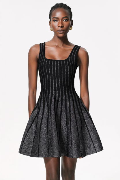 Amanda Sequin Sleeveless Mini Dress