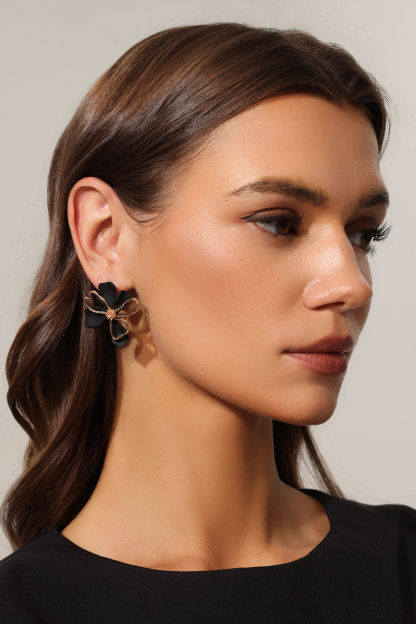 Guadalupe Flowers Metal Earrings