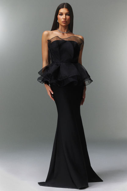 Kalia Sleeveless Fishtail Bandage Maxi Dress