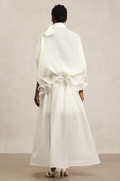 Molly Bowknot Asymmetric Maxi Dress