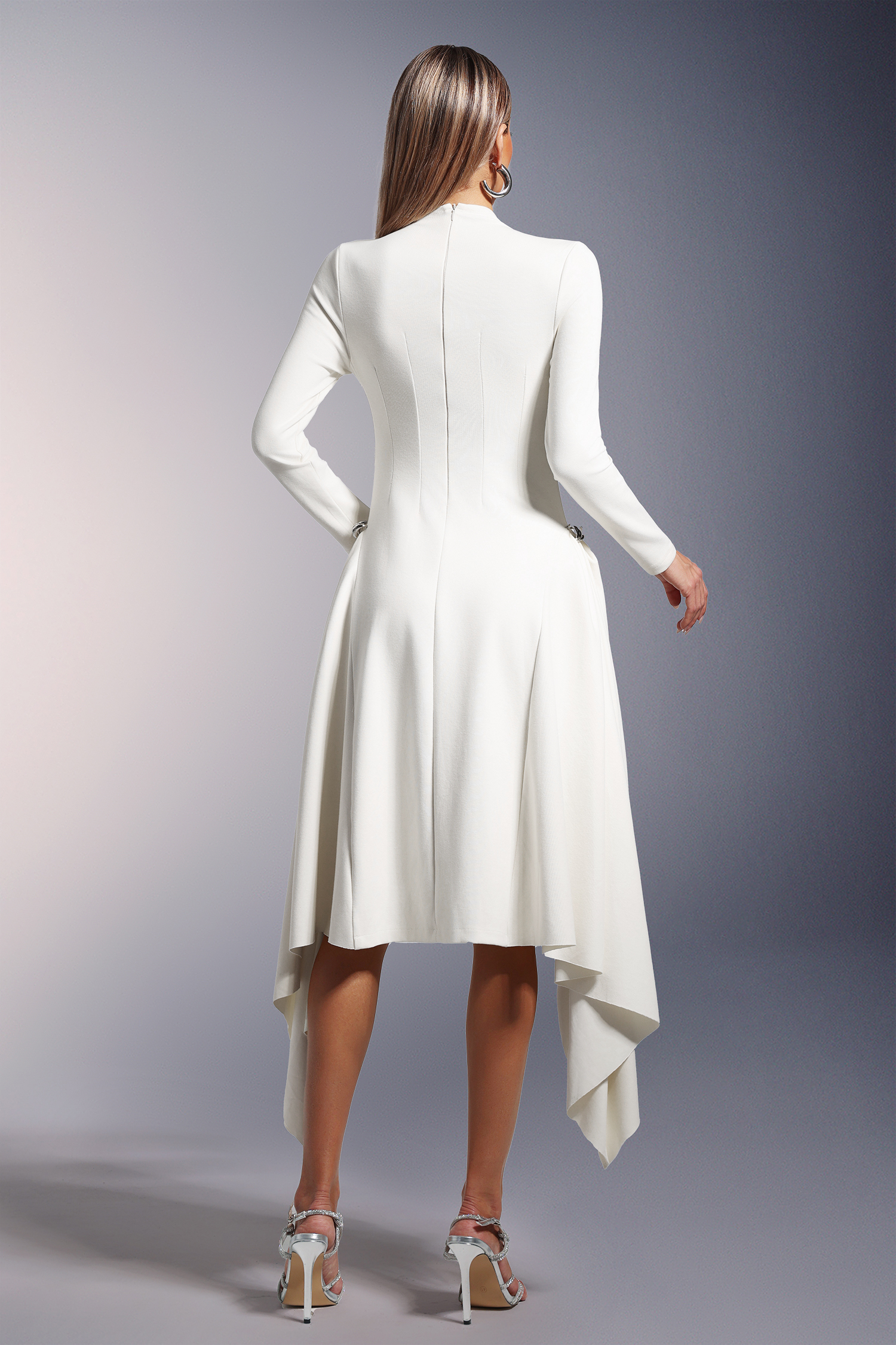 Taylor Long Sleeves Midi Dress