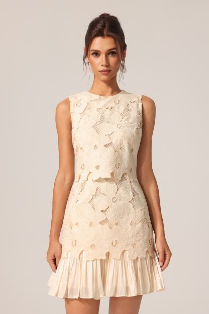 Dorian Sleeveless Diamond Mini Dress