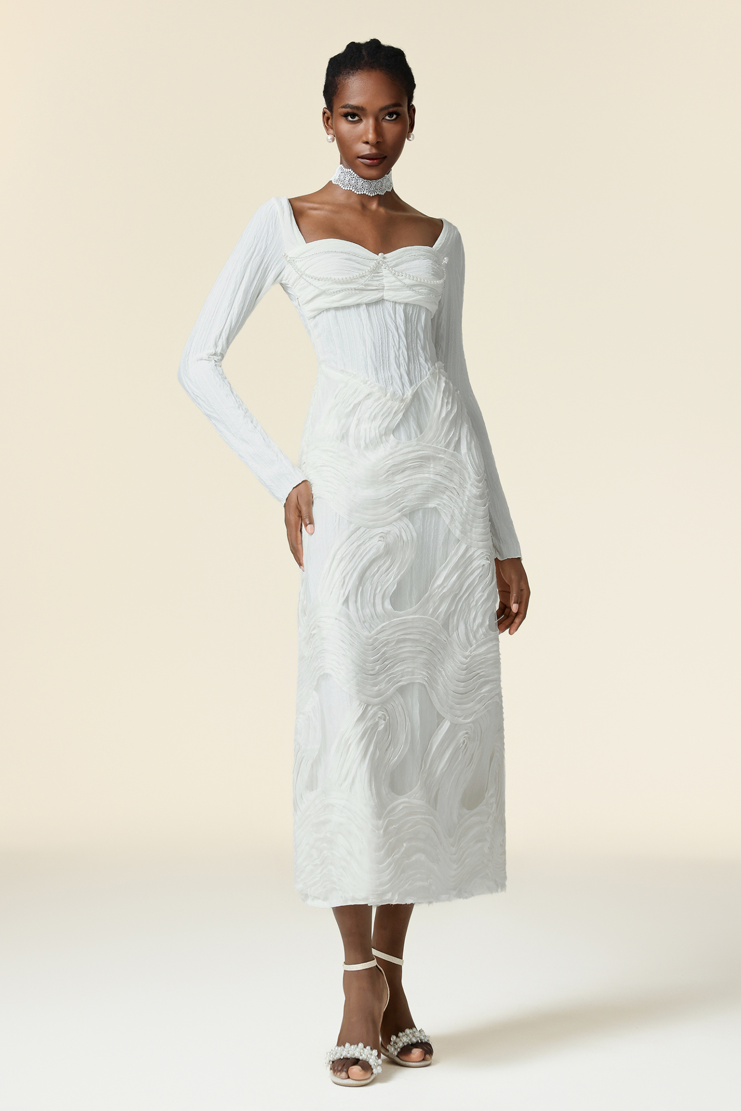 Effie Long Sleeves Maxi Dress
