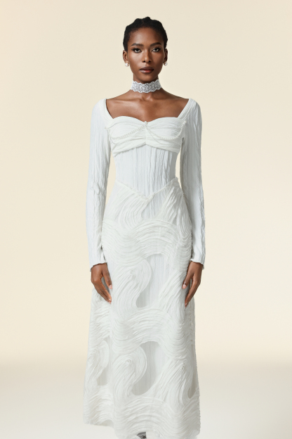 Effie Long Sleeves Maxi Dress