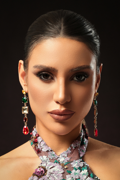 Keisha Geometry Square Diamond Earrings