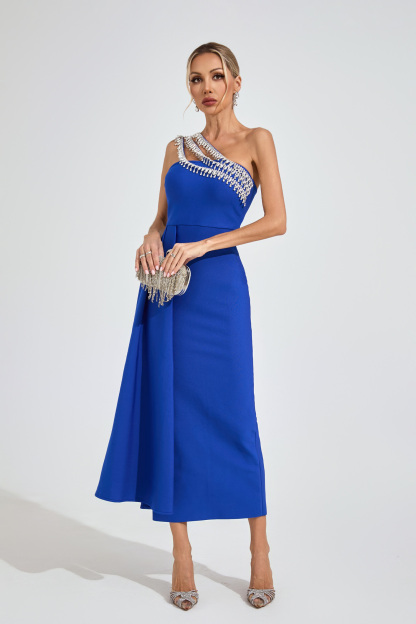 Juna Blue Strapless Diamond Dress