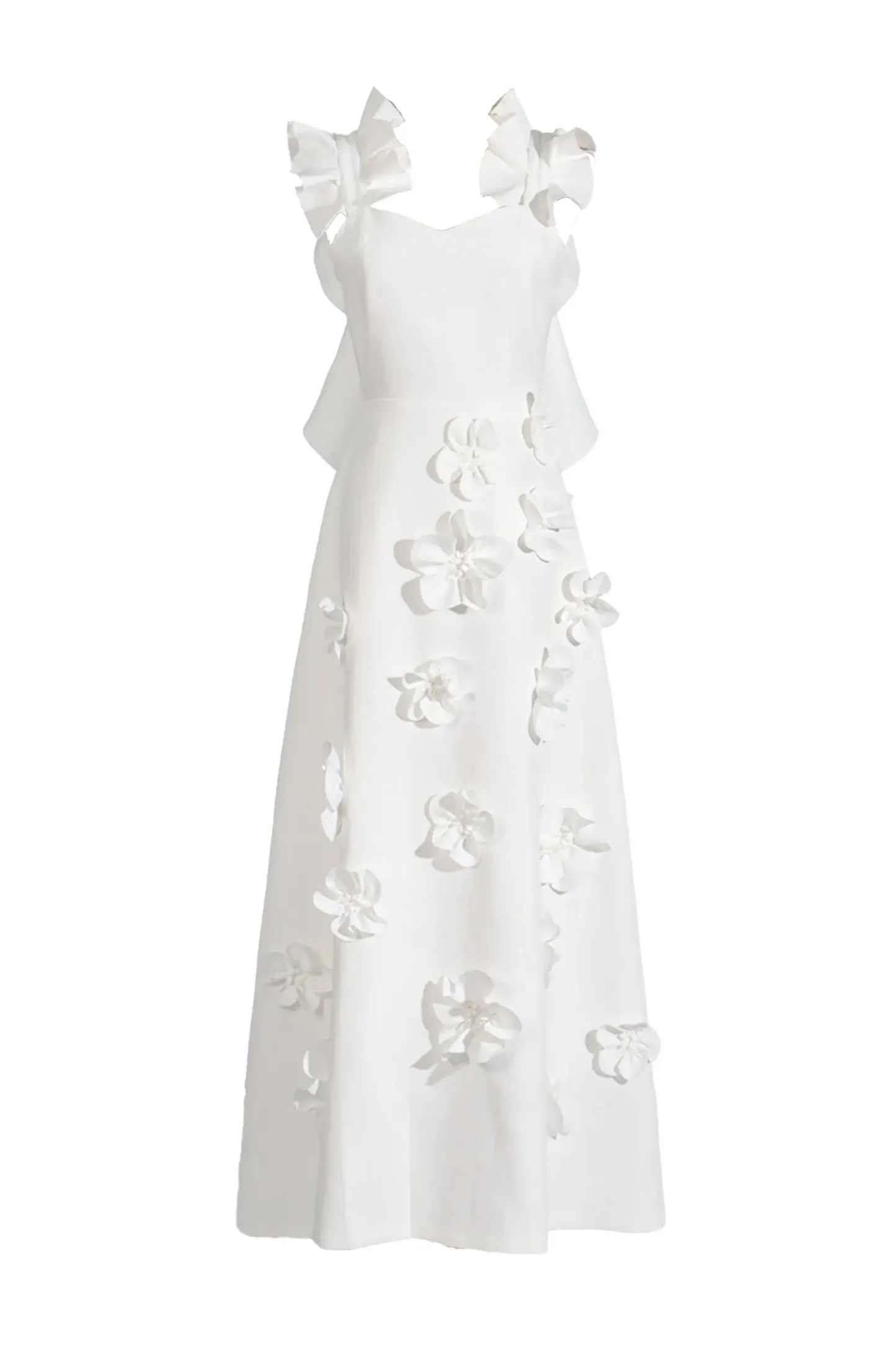 Esmeralda White Flower Slip Dress