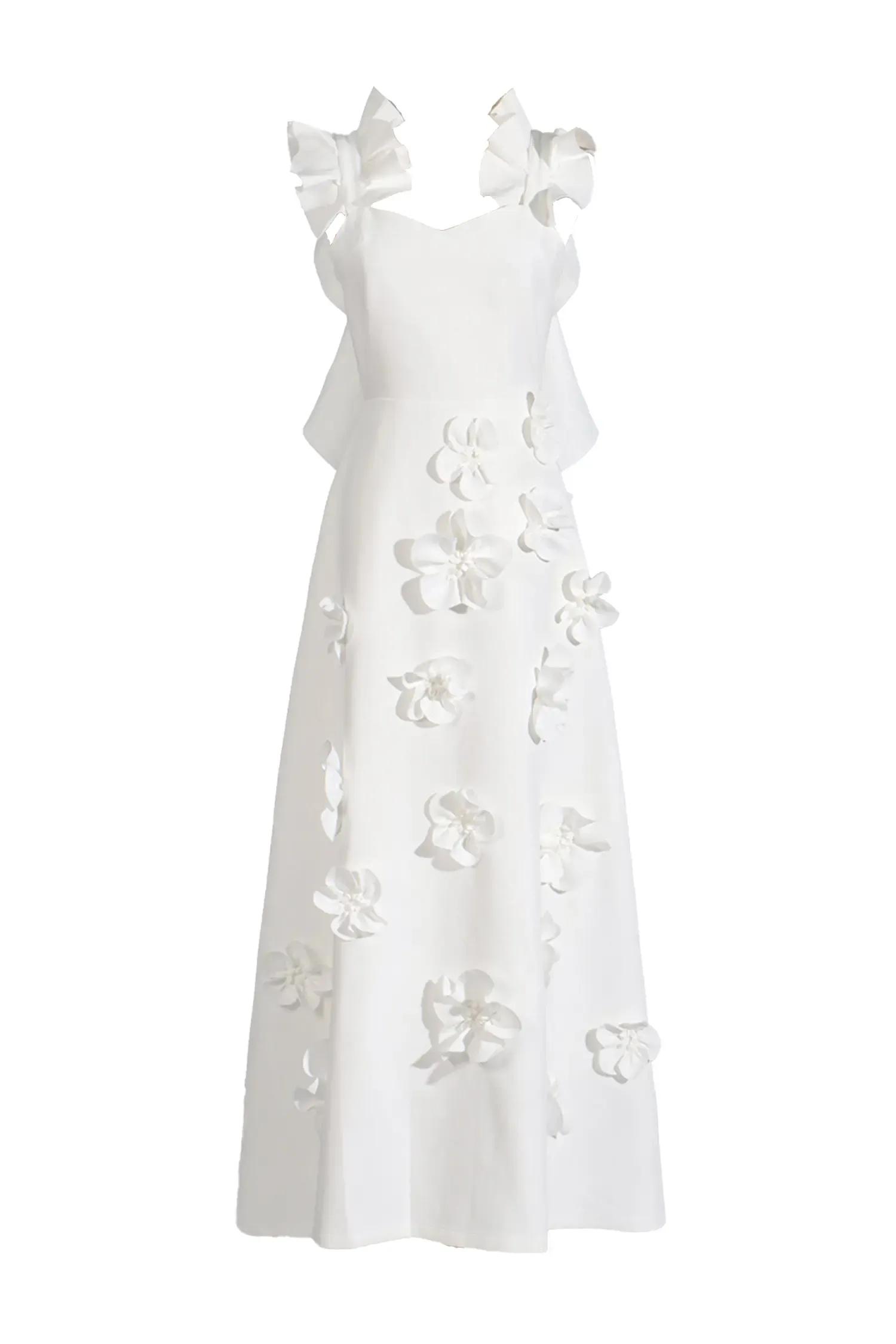 Esmeralda White Flower Slip Dress