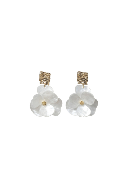 Katrina Geometry Flowers Earrings