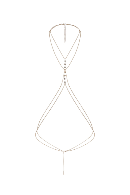 Elsa Double Decker Diamond Body Chain