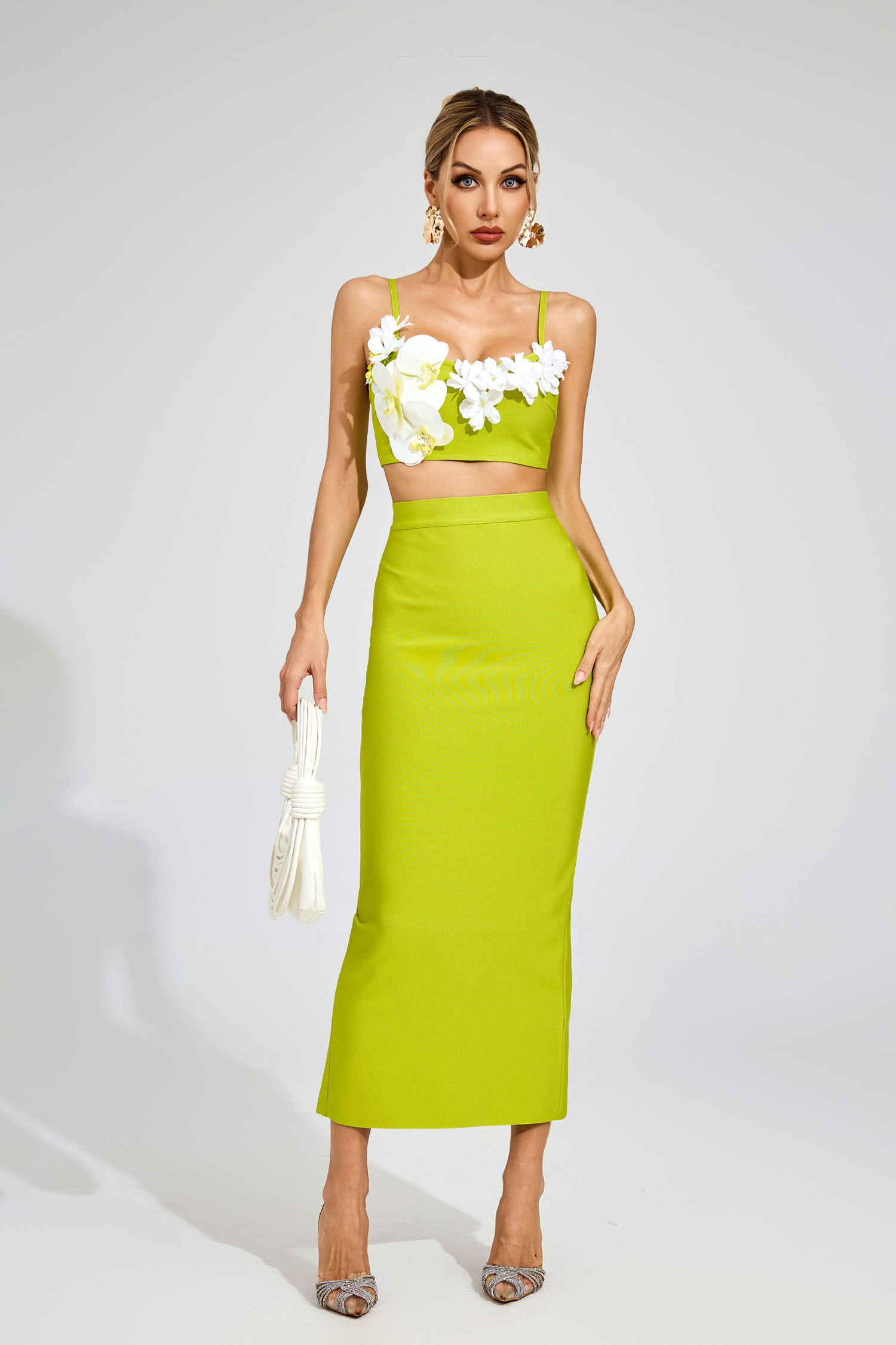 Kiersten Green Flower Bandage Set