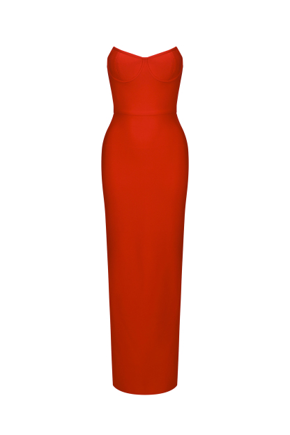 Kasey Maxi Bandage Dress - Red