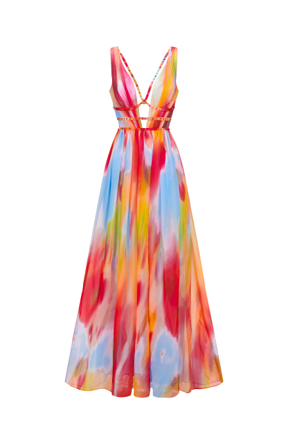 June Printed Maxi Dress