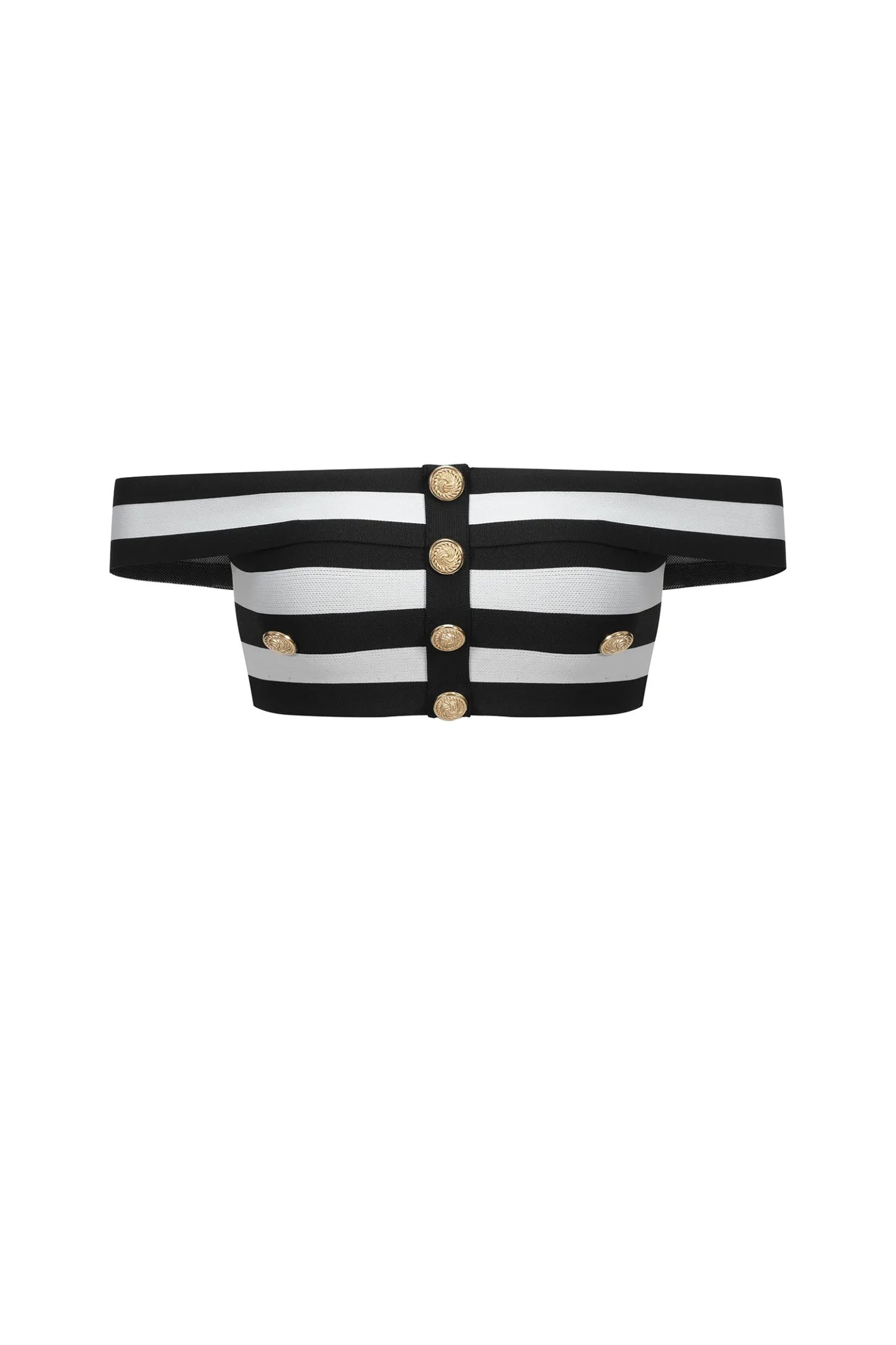 Isla Off-the-Shoulder Hollow Out Slit Bandage Midi Two-Piece Set