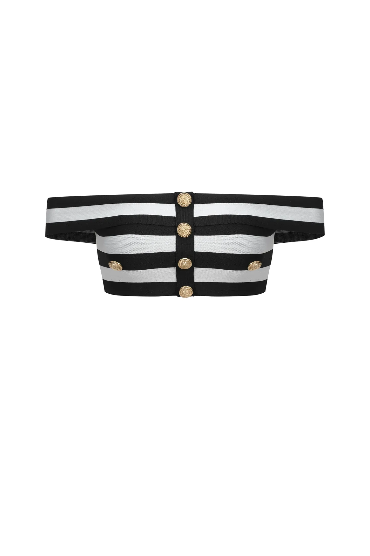 Isla Off-the-Shoulder Hollow Out Slit Bandage Midi Two-Piece Set