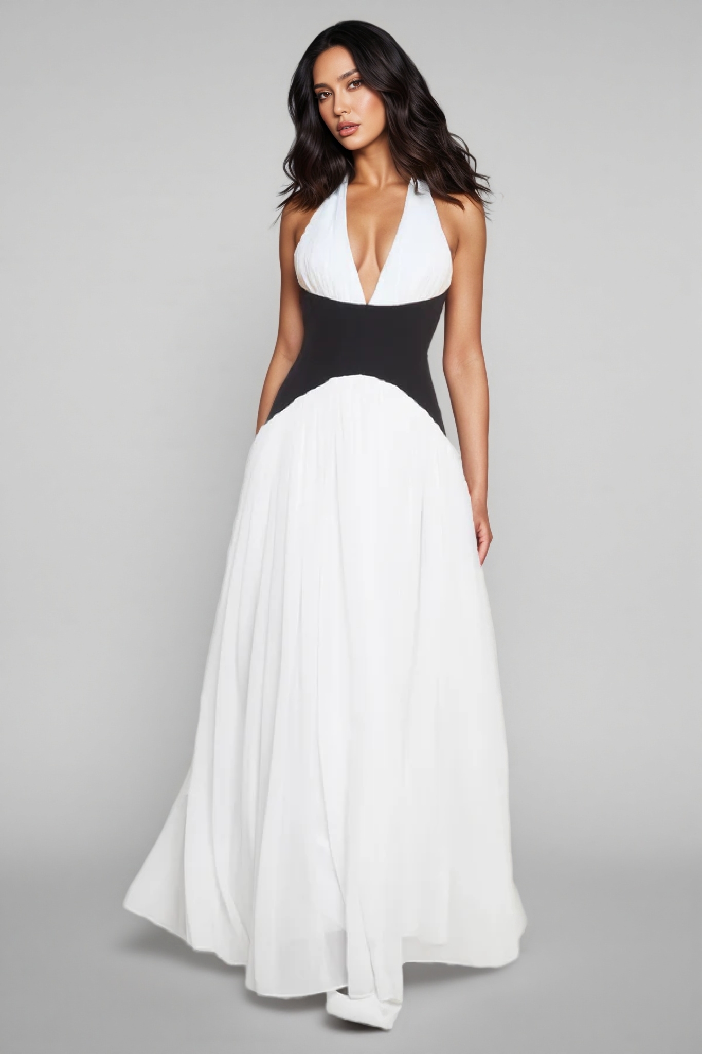 Ivanna Off-Shoulder Backless Maxi Dress
