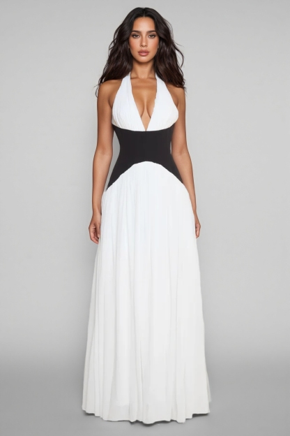 Ivanna Off-Shoulder Backless Maxi Dress