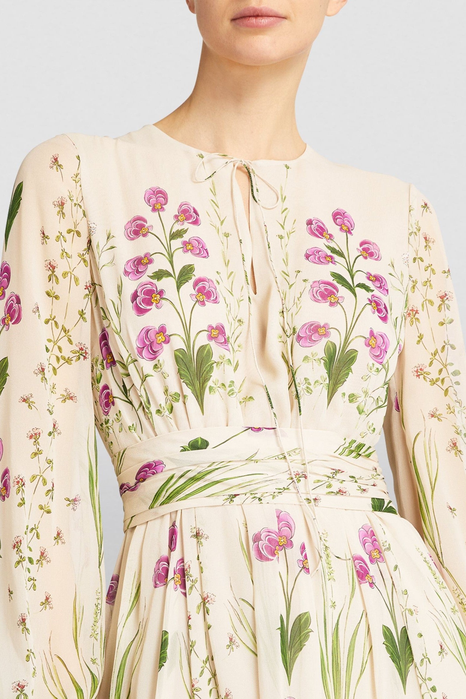 Kayleigh Floral Print Long Sleeve Maxi Dress