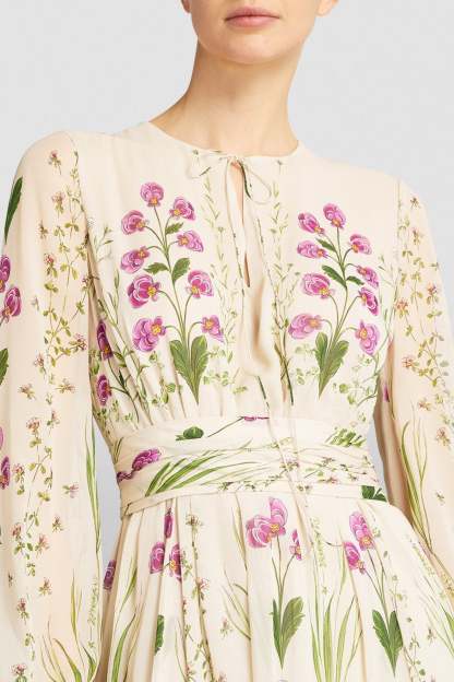 Kayleigh Floral Print Long Sleeve Maxi Dress