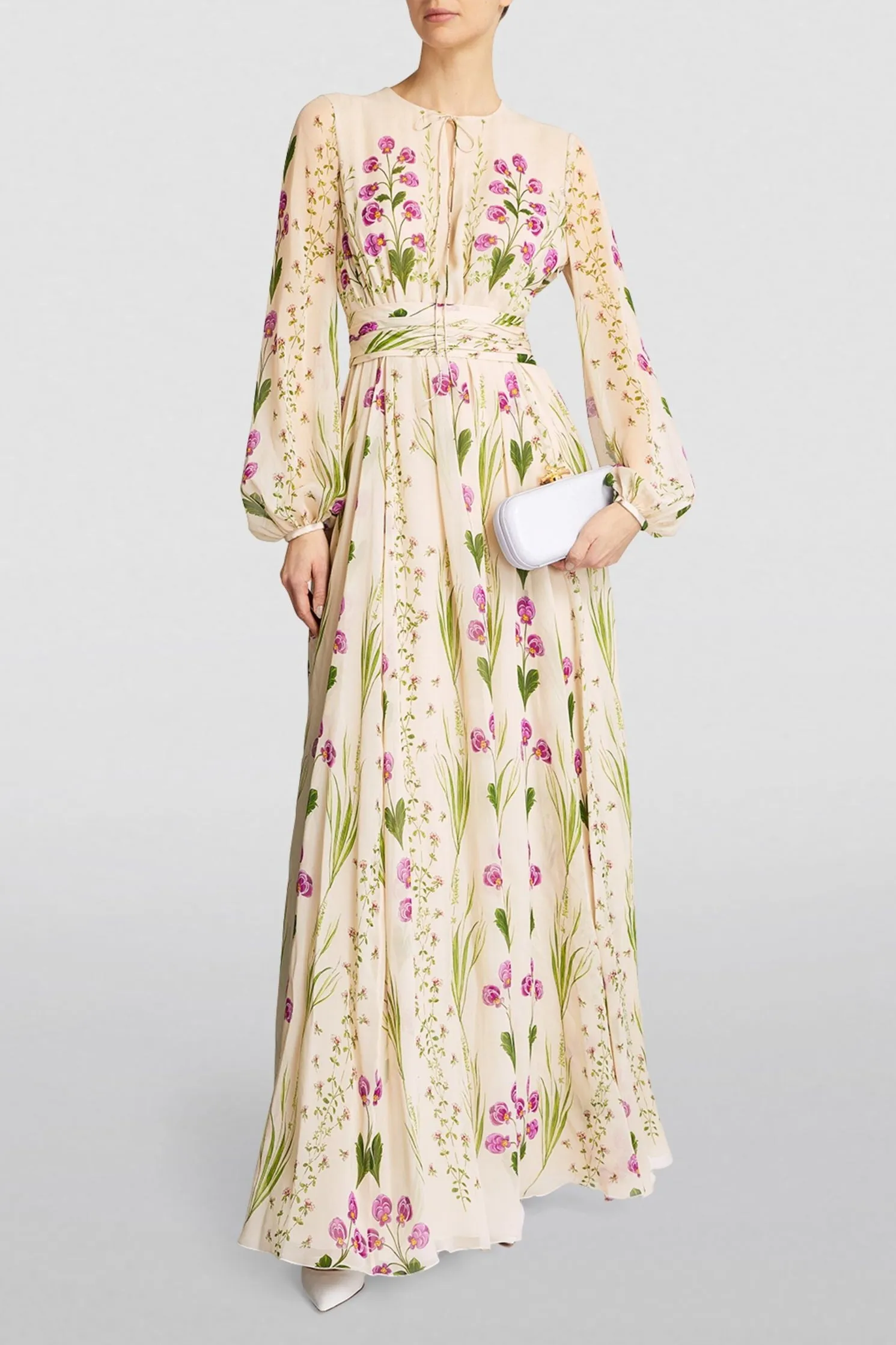 Kayleigh Floral Print Long Sleeve Maxi Dress