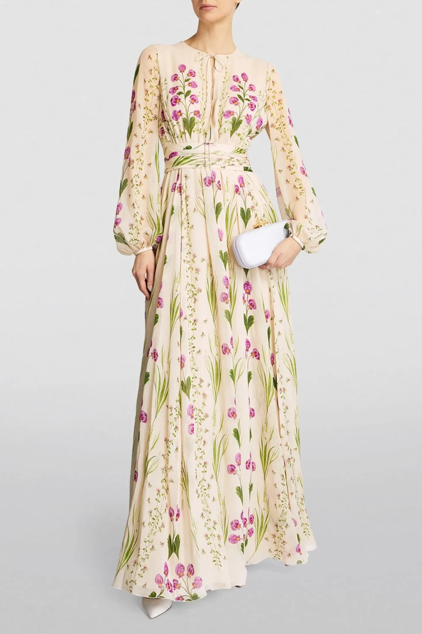 Kayleigh Floral Print Long Sleeve Maxi Dress