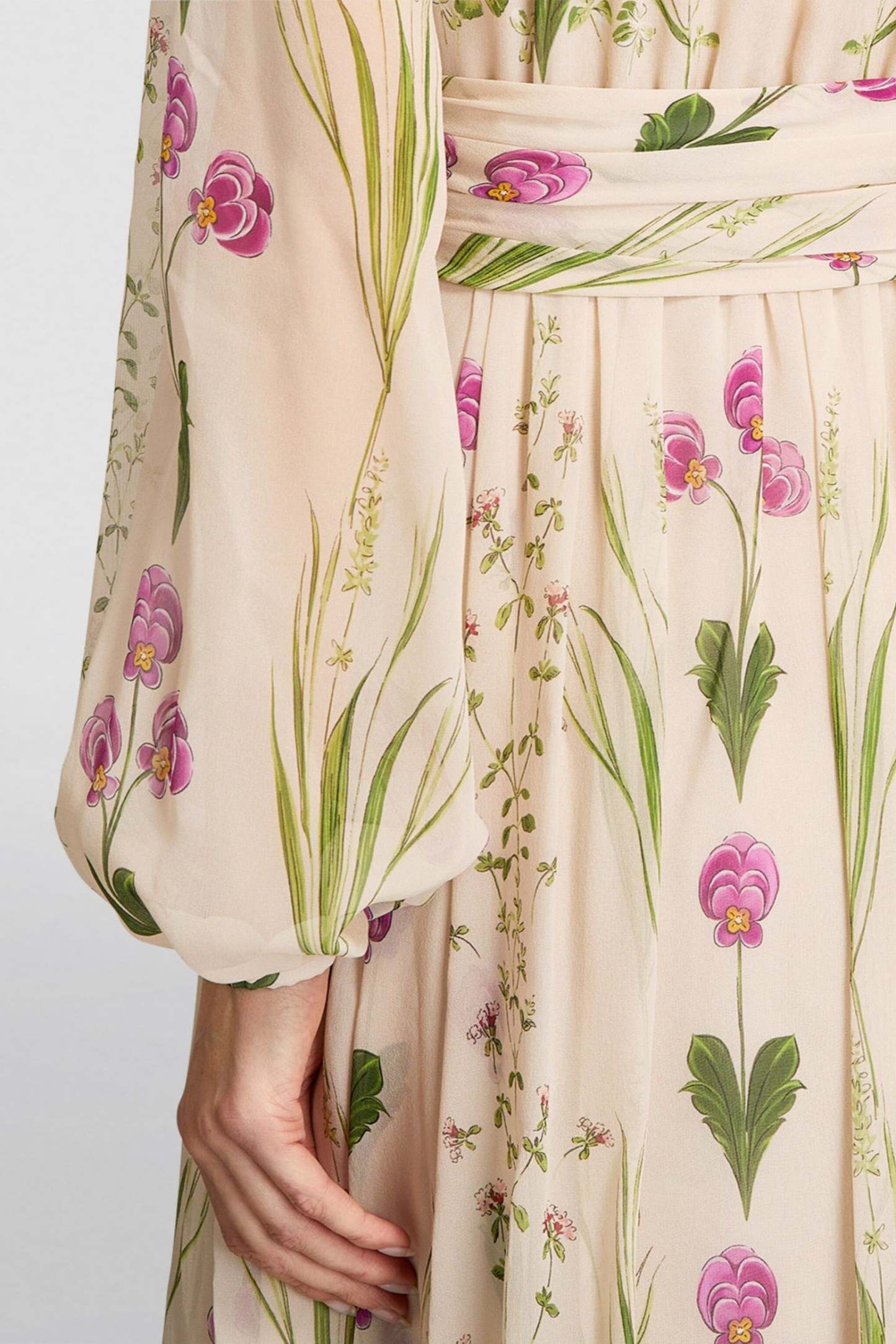 Kayleigh Floral Print Long Sleeve Maxi Dress
