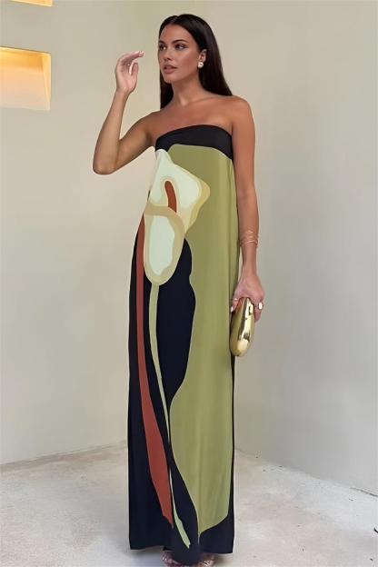 Della Floral Sleeveless Midi Dress